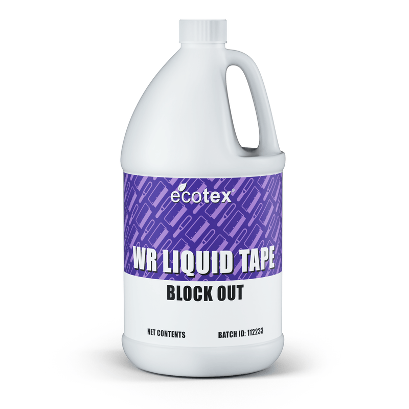 Ecotex WR Liquid Tape - Water Resistant Block-out – Screen Printing Gallon - 128oz
